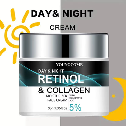 Revitalize Your Skin with Retinol Collagen Moisturizing Cream for Enhanced Elasticity and Radiance - Nourish, Brighten, and Improve Texture
